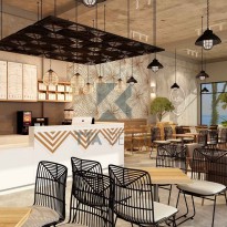 Thiết kế tiệm trà sữa sang trọng - độc đáo 